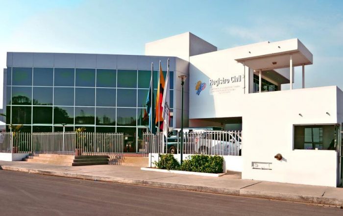 atención del Registro Civil