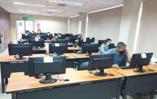 toma del examen de acceso a la universidad