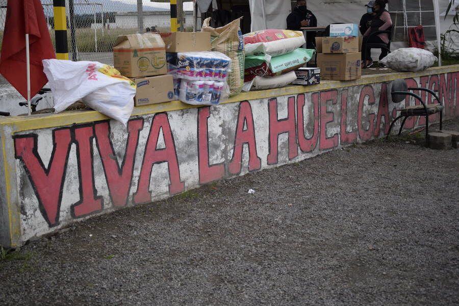 huelga de trabajadores de Explocen