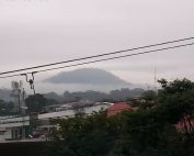 caída leve de ceniza