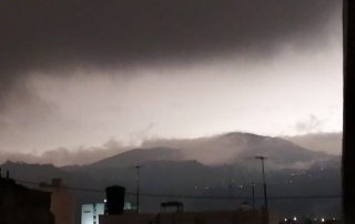 ceniza del volcán Sangay
