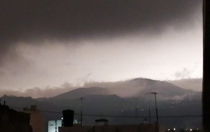 ceniza del volcán Sangay