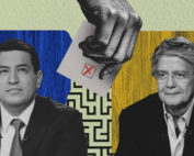 ¿A qué candidato le beneficia el voto nulo en segunda vuelta? Ilustración de Paula De la Cruz para GK.
