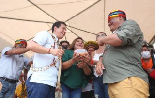 apoyo de Jaime Vargas a Andrés Arauz