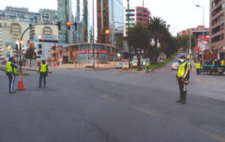 calles cerradas por elecciones en Quito y Guayaquil