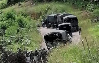 militarización de comunidad waorani