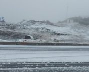 cayó nieve en Papallacta