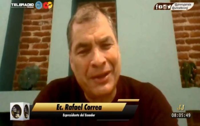 Rafael Correa Culpa Jaime Vargas