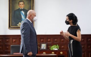 María Alejandra Muñoz se reunió con Alfredo Borrero