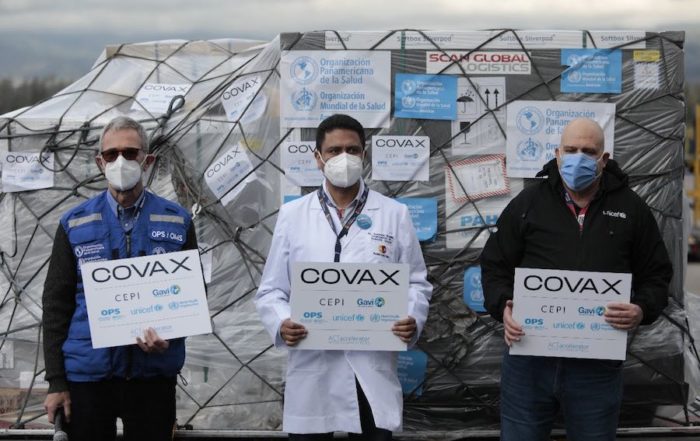 vacunas AstraZeneca llegaron a Ecuador