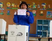 votaron Yaku Pérez y Xavier Hervas