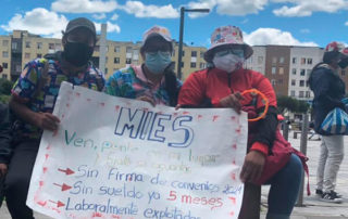 Educadoras de centros infantiles del MIES