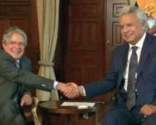 aprobación de Lenín Moreno