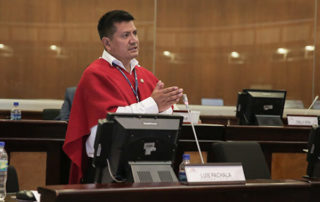 secretario de pueblos y nacionalidades del gobierno de Lasso