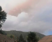 ceniza del volcán Sangay