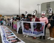 plantón de familiares de personas desaparecidas