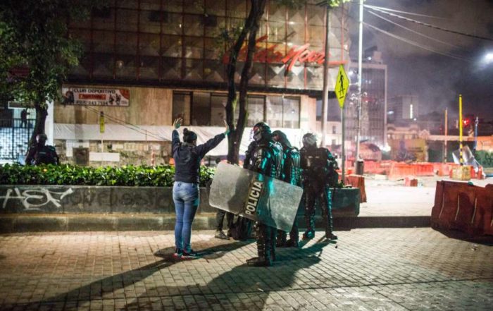 protestas en Colombia
