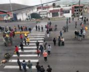 bloquearon carreteras en Imbabura