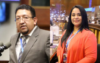 primer y segunda vicepresidenta de la Asamblea