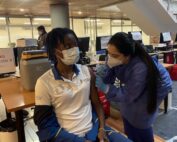deportistas fueron vacunados
