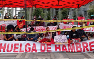 huelga de hambre de la UNE