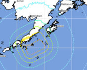 alerta de tsunami por terremoto en Alaska