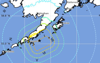 alerta de tsunami por terremoto en Alaska