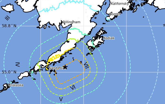 alerta de tsunami por terremoto en Alaska