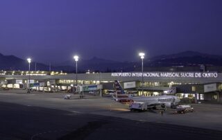 Aeropuerto de Quito suspenderá sus operaciones