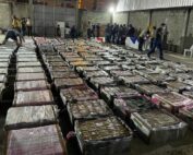 coca&iacute;na incautada en Guayaquil