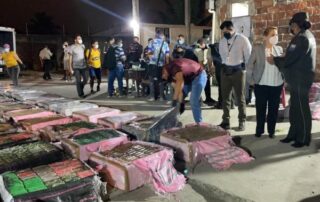 tráfico de más de 9 toneladas de cocaína