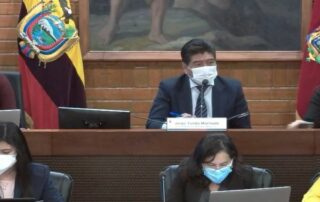 audiencia de acción de protección contra Jorge Yunda