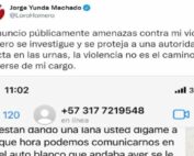 amenazas contra Yunda