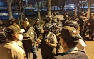 400 policías allanaron la Penitenciaría