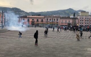 agresiones contra periodistas en las manifestaciones