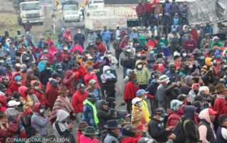 El paro de la Conaie sigue