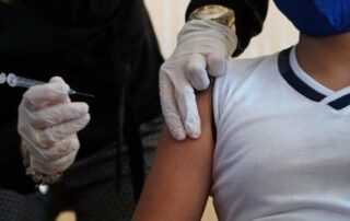 empezó la vacunación de niños