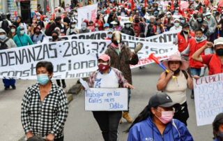Marcha contra gobierno de Guillermo Lasso
