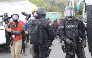 periodista murió mientras cubría las manifestaciones