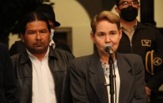 reunión del gobierno y Pachakutik