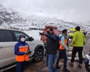 rescate de 12 turistas en el Chimborazo