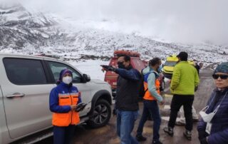 rescate de 12 turistas en el Chimborazo