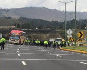 vías cerradas por las protestas