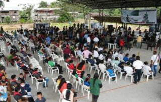 audiencia de la Corte Constitucional en territorio cofán