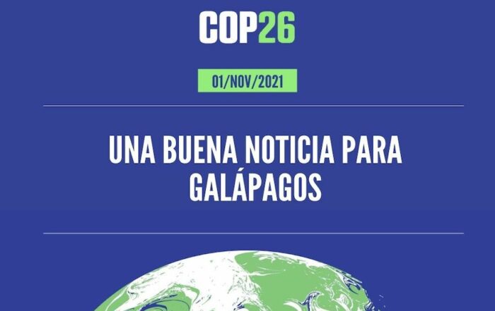 buena noticia para Galápagos