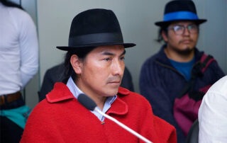 Conaie no dialogará con el gobierno