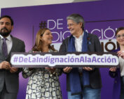 La campaña anunciada por el Gobierno quedó en segundo plano ante la intervención de la esposa del Presidente. Imagen de la Presidencia de la República.