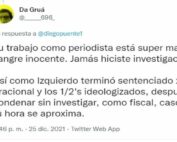 amenazas por publicación sobre caso Naomi Arcentales