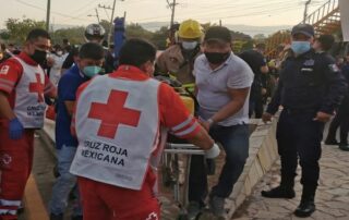 bus que se accidentó en Panamá.