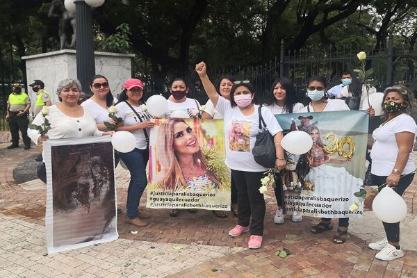 un año del femicidio de Lisbeth Baquerizo